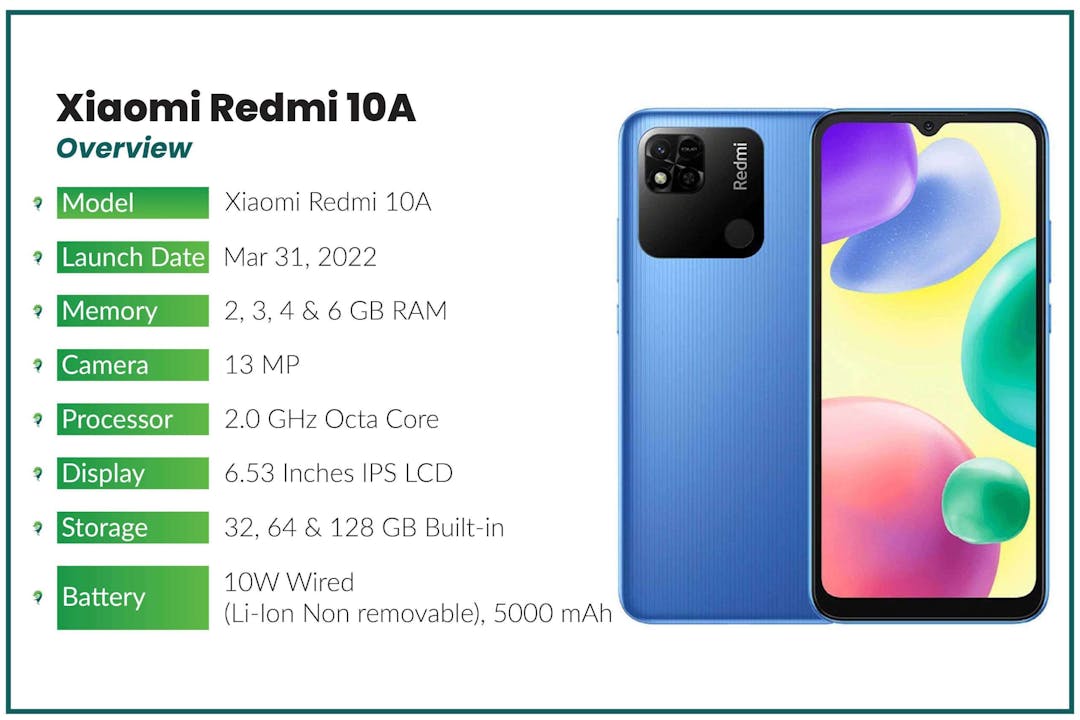 Xiaomi Redmi 10A Specs & Price in Pakistan - Kya Price Blogs